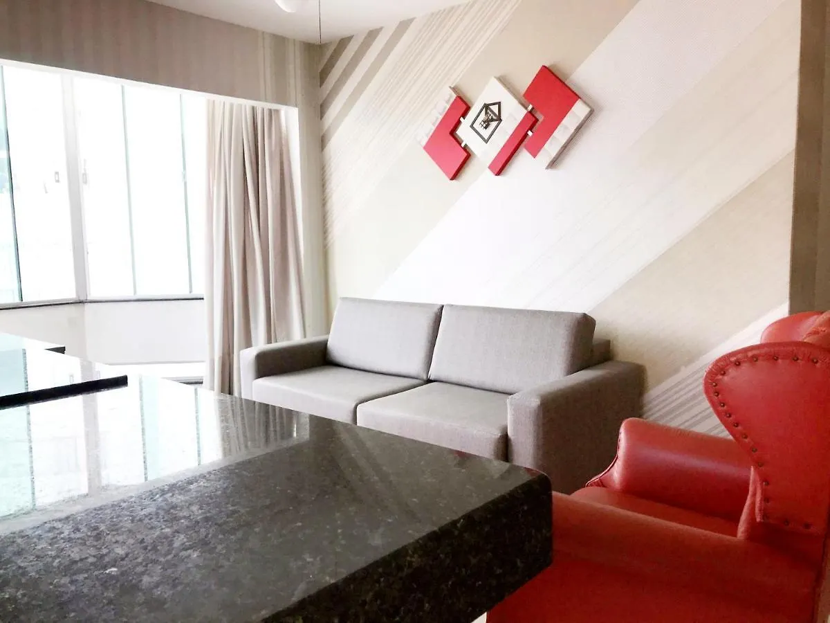 アパート Balneário CamboriúIncrivel Ap A 100M Do Mar Com Ar E Wi-Fiアパートメント ブラジル